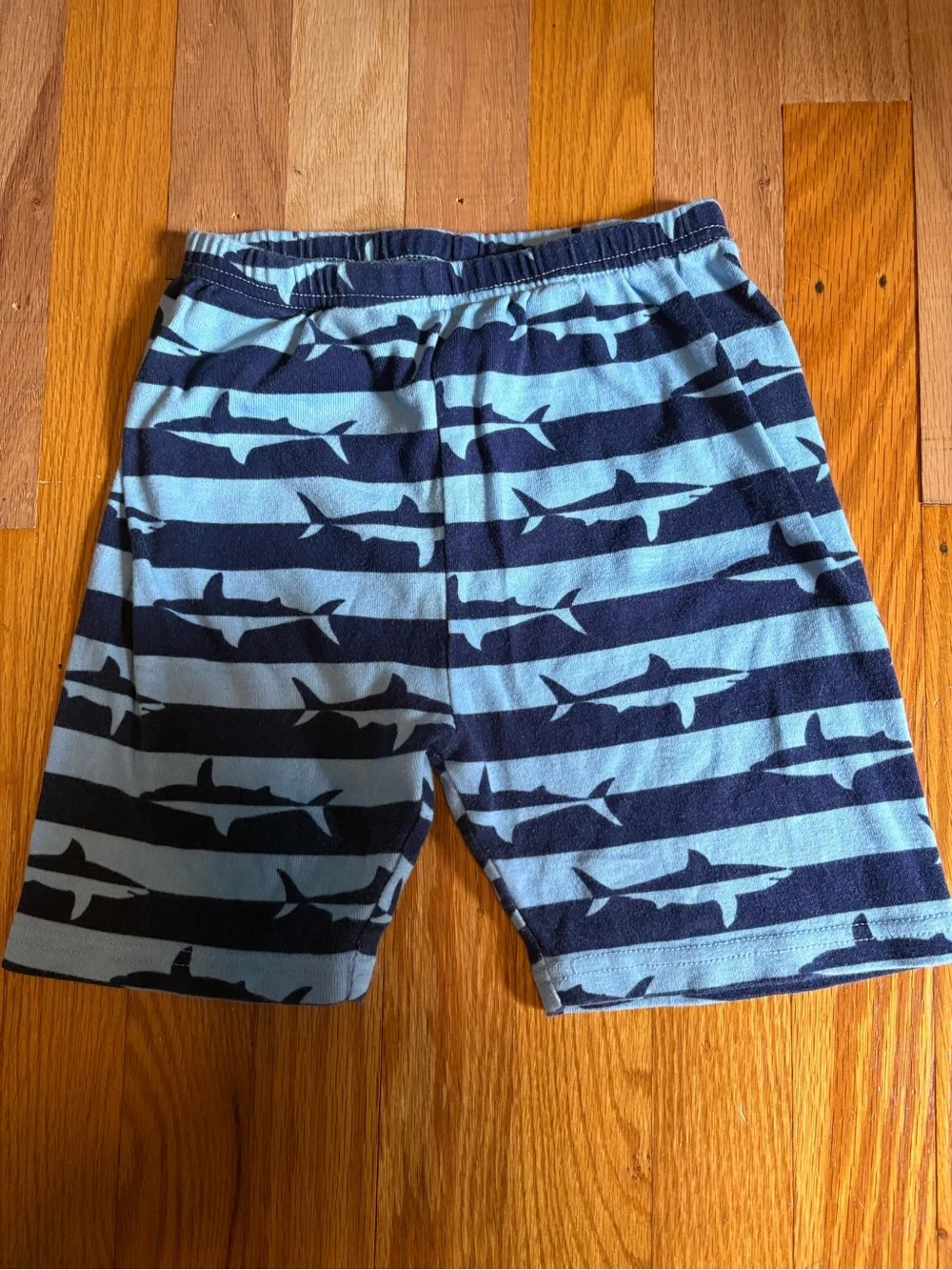 Gymboree Light Blue Shark Short Sleeve Pajama Set